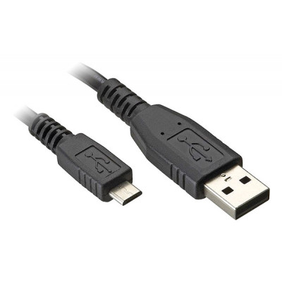 Добави още лукс USB кабели Дата кабел Micro USB универсален черен
